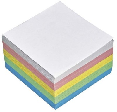 Cub din hartie color, 9 x 9cm, 80 g/mp, 500 file/set