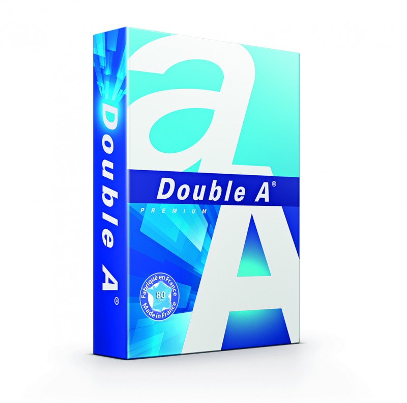 Hartie alba pentru copiator A4, 80g/mp, 500coli/top, clasa A, Double A Premium