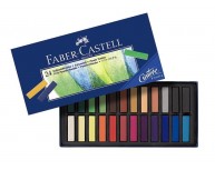 Cutie Creioane Pastel Soft Mini Faber-Castell, 24 culori