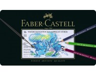 Creioane Colorate Acuarela A.Durer Faber-Castell , cutie din lemn 48 buc