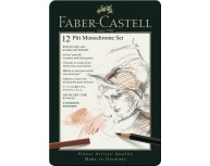 Set Pitt Monochrome 12 Buc Nou Faber-Castell