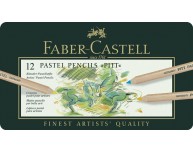 Creioane Pastel Pitt 12 Culori Faber-Castell