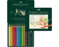 Creioane Colorate 12 Culori A.Durer Magnus Cutie Metal Faber-Castell