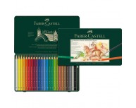 Creioane Colorate 24 Culori A.Durer Magnus Cutie Metal Faber-Castell
