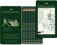 Set Arta 12 Creione Grafit Castell 9000 Faber-Castell