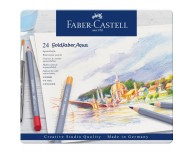 Creioane Colorate Aquarelle 24 Culori Goldfaber Cutie Metal Faber-Castell