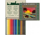 Creioane Colorate 24 Culori 111 Ani Polychromos Faber-Castell 