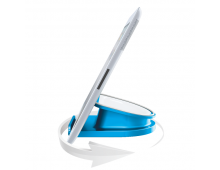 Suport rotativ LEITZ Complete Wow, pentru iPad/tableta PC, iPhone/smartphone - albastru