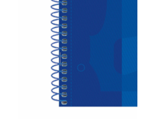 Caiet cu spirala, OXFORD Europeanbook 1, A4+, 80 file-90g/mp, hardcover bleumarin, Scribzee-dictando