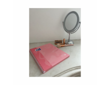 Caiet cu spirala, OXFORD Europeanbook 1, A4+, 80 file-90g/mp, hardcover roz pastel, Scribzee-mate
