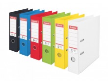 Biblioraft Esselte No.1 Power VIVIDA, PP/PP, partial reciclat, FSC, A4, 75 mm, verde