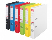 Biblioraft Esselte No.1 Power VIVIDA, PP/PP, partial reciclat, FSC, A4, 50 mm, alb