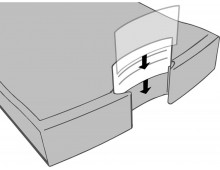 Suport plastic cu 4 sertare pt. documente, HAN Impuls 2.0 - alb - sertare negre