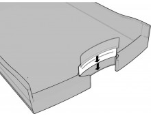 Suport plastic cu 4 sertare pt. documente, HAN Impuls 2.0 (open) - gri deschis - sertare gri deschis
