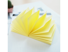 Notes autoadeziv 76 x 76 mm, cu dispenser, 100 file, Stick`n Pop-up – galben pastel
