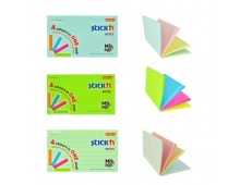 Magic notes autoadeziv 76 x 127 mm, 100 file, Stick`n Magic Notes - 4 culori pastel