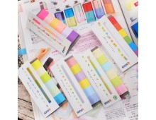 Stick index hartie color 45 x 15 mm, 6 x 30 file/set, Stick`n - 6 culori neon si pastel