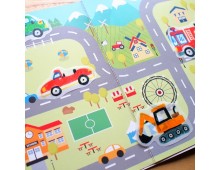 Carte educativa Stick`n Tracing Work Book - Vehicles Parade