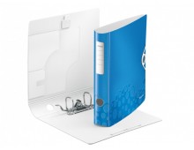 Biblioraft LEITZ 180 Active WOW, polyfoam, A4, 65 mm, albastru