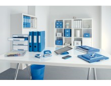 Biblioraft LEITZ 180 Active WOW, polyfoam, A4, 65 mm, albastru
