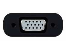 Mini Display Port in Adaptor VGA, LEITZ Complete - negru