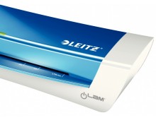 Laminator LEITZ iLAM Home Office, A4, kit folii laminare inclus, albastru