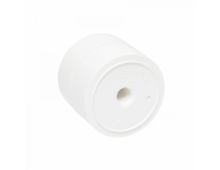 Suport pentru agrafe, forma rotunda - D73mm, H60mm, din plastic reciclat, ECO MAUL - alb
