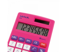 Calculator de buzunar MAUL M8, 8 digits - roz