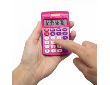 Calculator de birou MAUL MJ450, 8 digits - roz