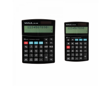 Calculator de birou MAUL MTL600, 12 digits, afisaj display cu 2 randuri - negru