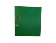 Biblioraft A4, plastifiat PP/paper, margine metalica, 50 mm, Optima Basic - verde