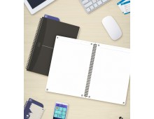 Caiet cu spirala, OXFORD Office Essentials, B5, 90 file - 90g/mp, Scribzee, coperta carton - punctat