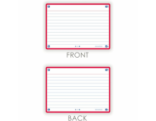 OXFORD Flash Cards 2.0, 80 flash cards/set, A6(105 x 148mm), Scribzee-dict-margine rosie