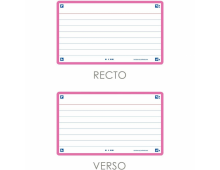 OXFORD Flash Cards 2.0, 80 flash cards/set, A7(75 x 125mm), Scribzee-dict-margine fucsia