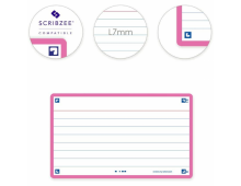 OXFORD Flash Cards 2.0, 80 flash cards/set, A7(75 x 125mm), Scribzee-dict-margine fucsia