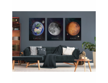 Poster AR (Realitate Augmentata), Curiscope Multiverse, Luna,format A1