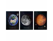 Poster AR (Realitate Augmentata), Curiscope Multiverse, Luna,format A1