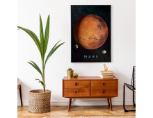 Poster AR (Realitate Augmentata), Curiscope Multiverse, Planeta Marte,format A1
