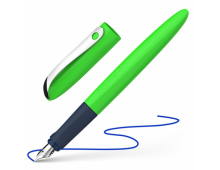 Stilou SCHNEIDER Wavy (tip A - incepator) - design corp verde