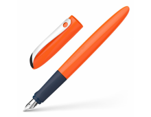 Stilou SCHNEIDER Wavy (tip A - incepator) - design corp orange
