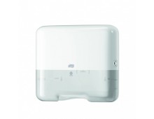 Dispenser TORK Singlefold/C-fold Mini, pentru servetele V, 291x332x135mm - alb