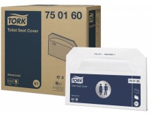 Acoperitori capac toaleta TORK Advanced, 380x265mm, 250 buc/set - albe