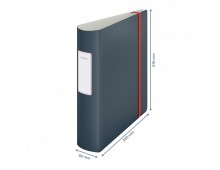 Biblioraft LEITZ 180 Active Cosy, polyfoam, A4, 82 mm, gri antracit