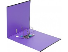 Biblioraft A4, plastifiat PP/PP, 80 mm, OXFORD MyColour - negru/violet