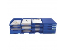 Cabinet cu sertare, 5 sertare, albastru, LEITZ Plus