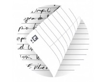 Caiet cu spirala, OXFORD Touareg, A4, 90 file-90g/mp, coperta carton reciclat, kraft/dungi ass - dic