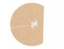 Caiet cu spirala, OXFORD Touareg, A5, 90 file-90g/mp, coperta carton reciclat, kraft/dungi ass-mate