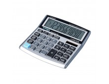 Calculator de birou, 10 digits, Donau Tech DT4101 - argintiu
