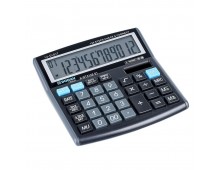 Calculator de birou, 12 digits, Donau Tech DT4122 - negru