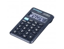 Calculator de buzunar, 8 digits, 114 x 69 x 18 mm, Donau Tech DT2085 - negru